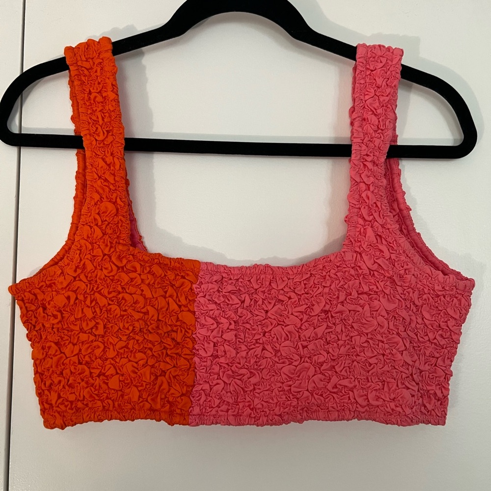 Mara Hoffman Popcorn Crop Top